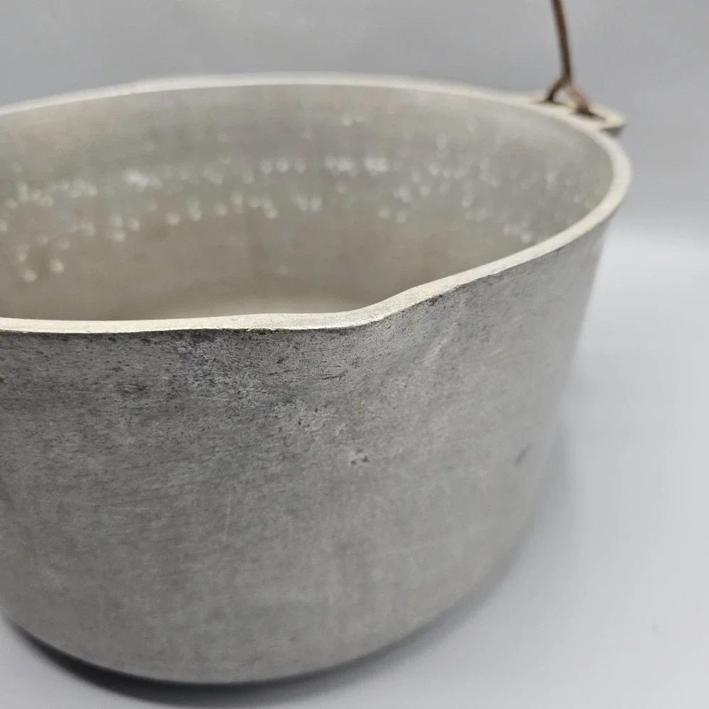 Vintage Super Maid Cast Aluminum 10 Quart Stockpot Spout Handle Kettle Caldron